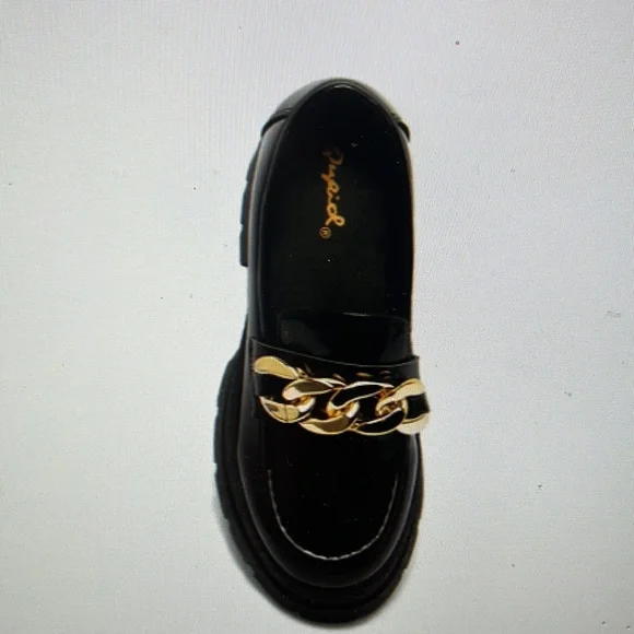 Qupid chain black loafer - Picture 3 of 9
